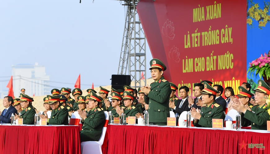 Bộ Quốc phòng tổ chức Lễ phát động “Tết trồng cây đời đời nhớ ơn Bác Hồ” Xuân Quý Mão 2023