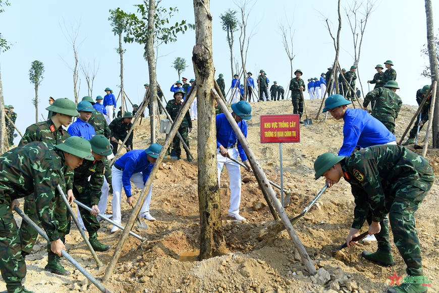 Bộ Quốc phòng tổ chức Lễ phát động “Tết trồng cây đời đời nhớ ơn Bác Hồ” Xuân Quý Mão 2023