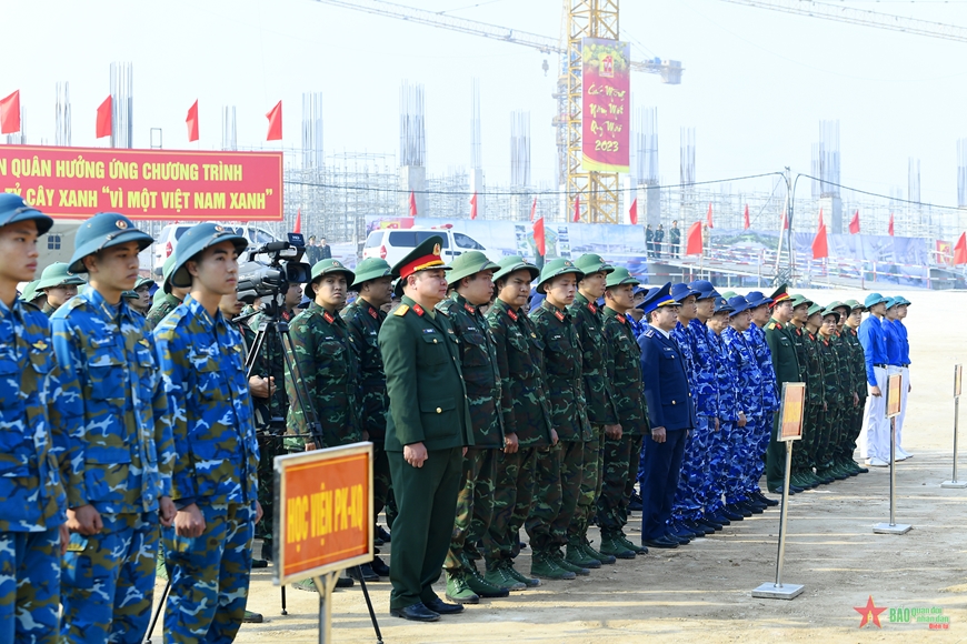 Bộ Quốc phòng tổ chức Lễ phát động “Tết trồng cây đời đời nhớ ơn Bác Hồ” Xuân Quý Mão 2023