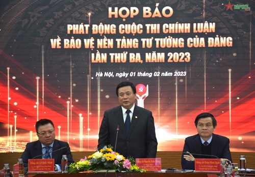 Phát động cuộc thi chính luận về bảo vệ nền tảng tư tưởng của Đảng lần thứ ba - năm 2023