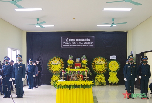 Tổ chức trọng thể lễ truy điệu Thiếu tá, phi công Trần Ngọc Duy