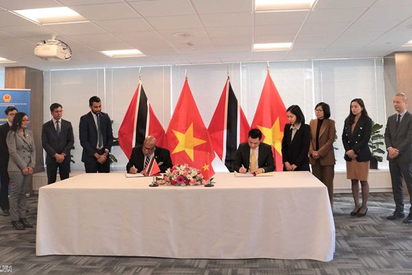 Việt Nam và Trinidad và Tobago thiết lập quan hệ ngoại giao