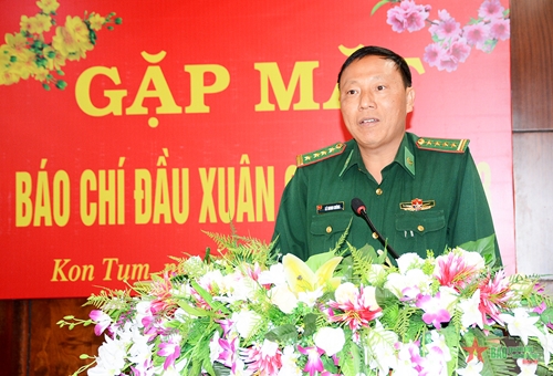 BĐBP tỉnh Kon Tum gặp mặt báo chí đầu xuân Quý Mão 2023