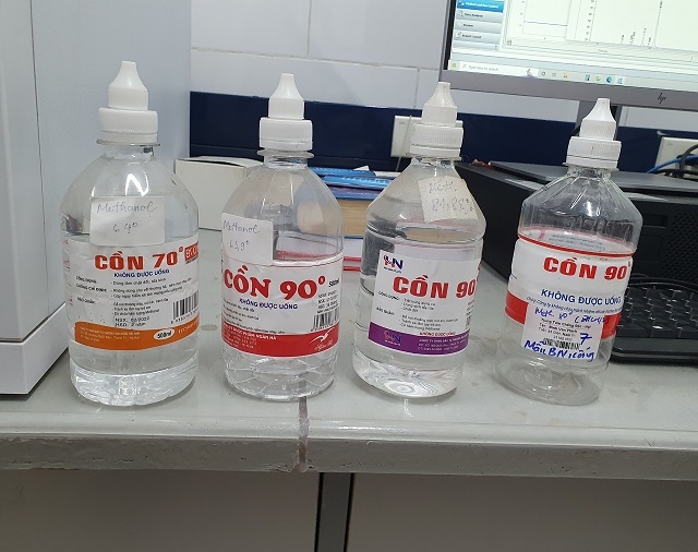 Gia tăng bệnh nhân ngộ độc cồn công nghiệp methanol