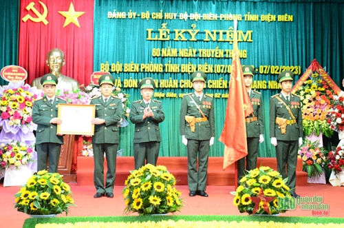 Bộ đội Biên phòng tỉnh Điện Biên kỷ niệm 60 năm Ngày truyền thống và đón nhận Huân chương Chiến công hạng Nhất