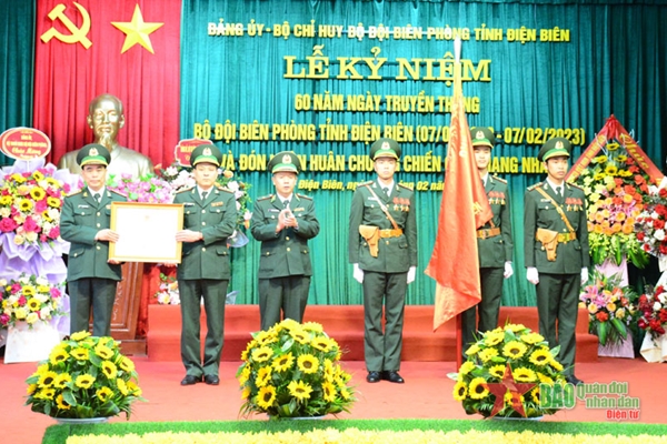 Bộ đội Biên phòng tỉnh Điện Biên kỷ niệm 60 năm Ngày truyền thống và đón nhận Huân chương Chiến công hạng Nhất