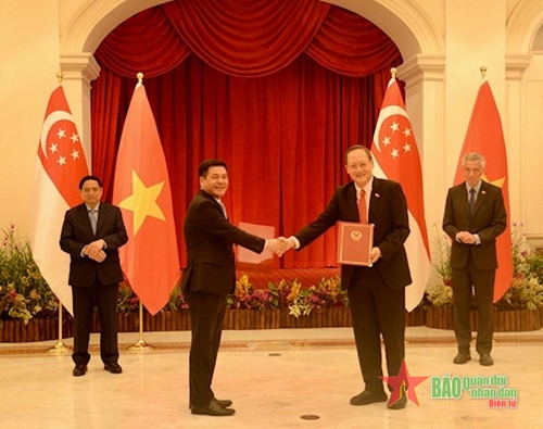 Thúc đẩy hơn nữa quan hệ kinh tế, thương mại giữa Việt Nam và Singapore
