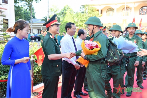 Thành phố Mỹ Tho, tỉnh Tiền Giang hoàn thành chỉ tiêu giao quân năm 2023

​