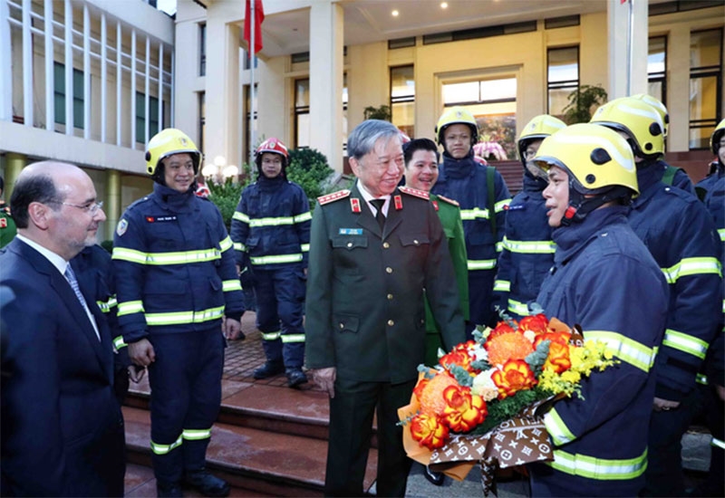 Bộ Công an cử đoàn công tác đi cứu nạn, cứu hộ tại Thổ Nhĩ Kỳ