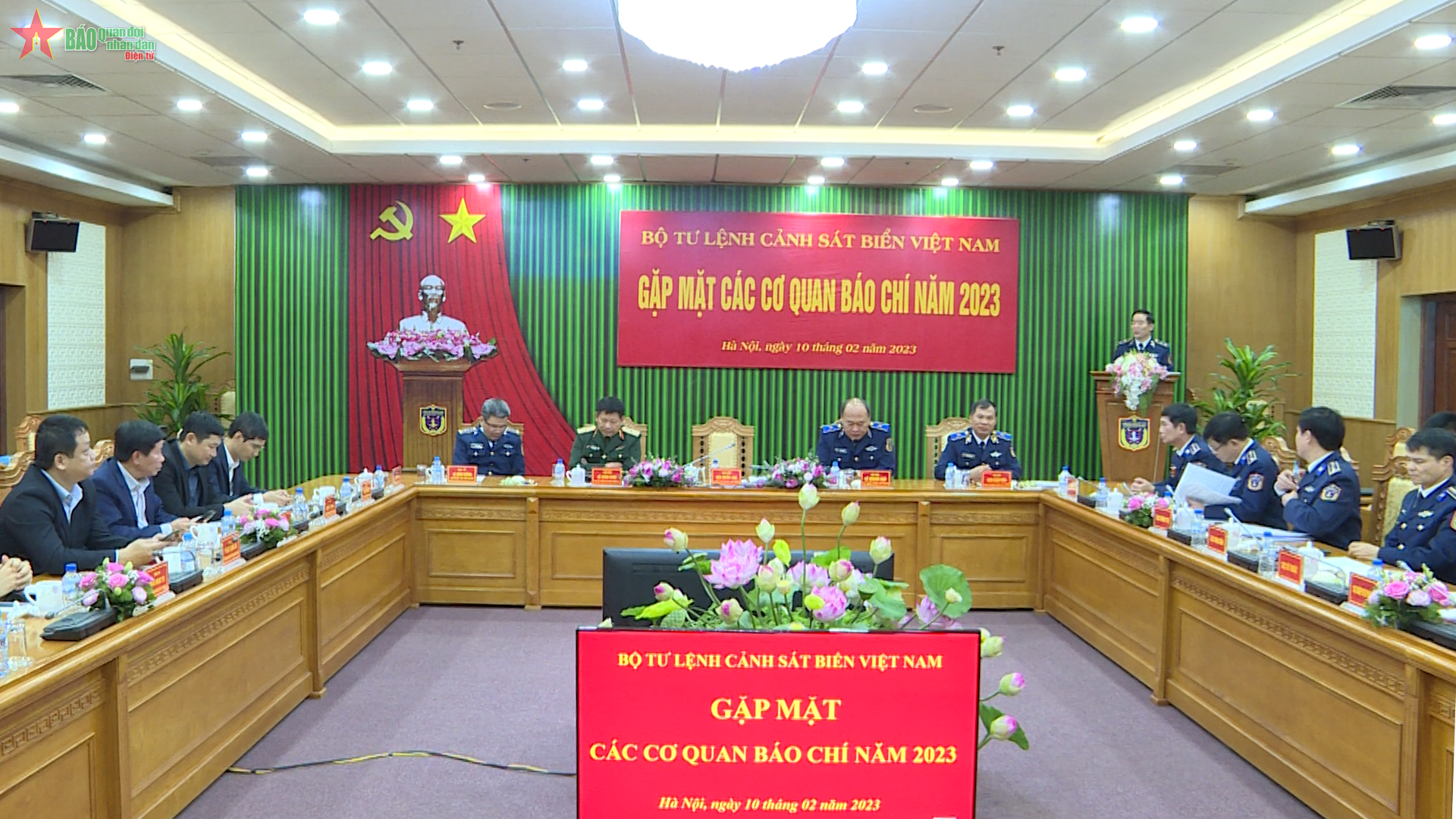 Bộ tư lệnh Cảnh sát biển Việt Nam tổ chức gặp mặt các cơ quan báo chí nhân dịp Xuân Quý Mão 2023