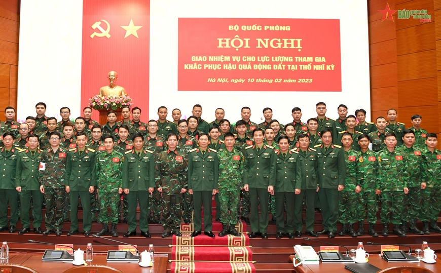 Bộ Quốc phòng Việt Nam cử 76 quân nhân sang hỗ trợ Thổ Nhĩ Kỳ