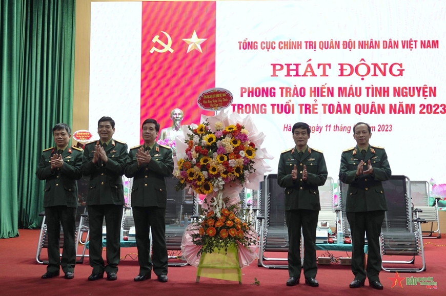 Phát động phong trào hiến máu tình nguyện trong tuổi trẻ toàn quân năm 2023