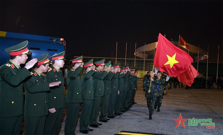 Đoàn Quân đội nhân dân Việt Nam lên đường sang hỗ trợ Thổ Nhĩ Kỳ khắc phục hậu quả động đất