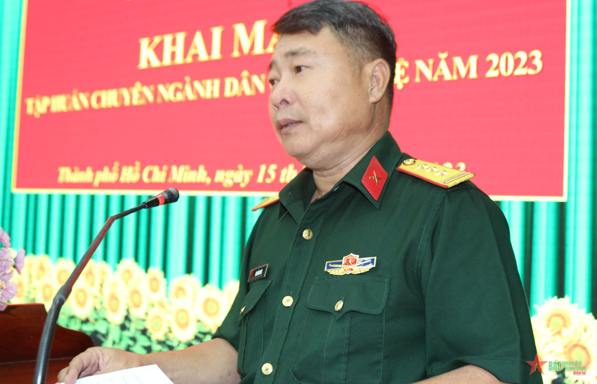 TP Hồ Chí Minh tập huấn chuyên ngành dân quân tự vệ