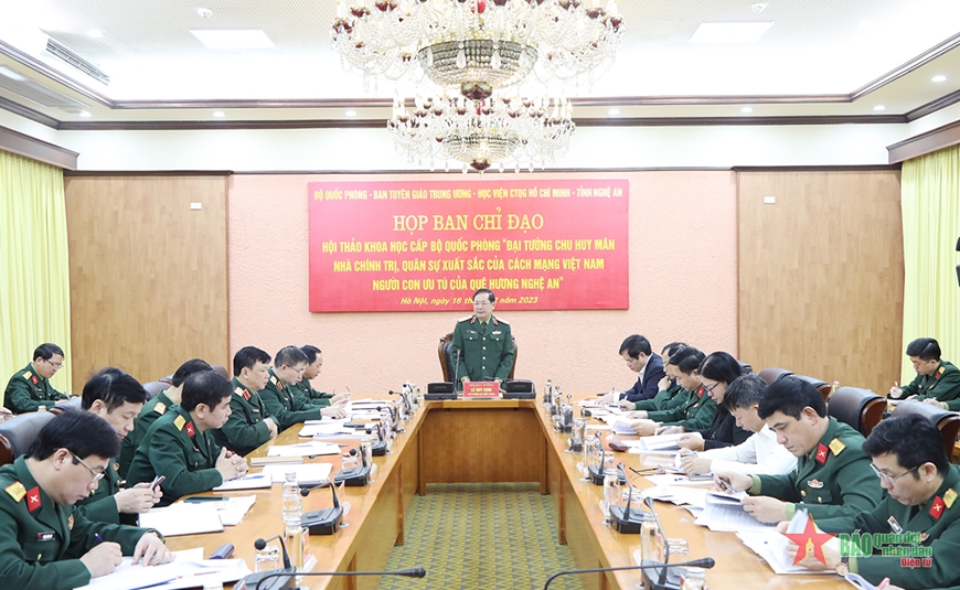 Hội thảo khoa học về Đại tướng Chu Huy Mân tổ chức tại tỉnh Nghệ An