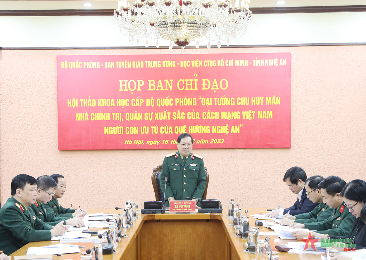Hội thảo khoa học về Đại tướng Chu Huy Mân tổ chức tại tỉnh Nghệ An
