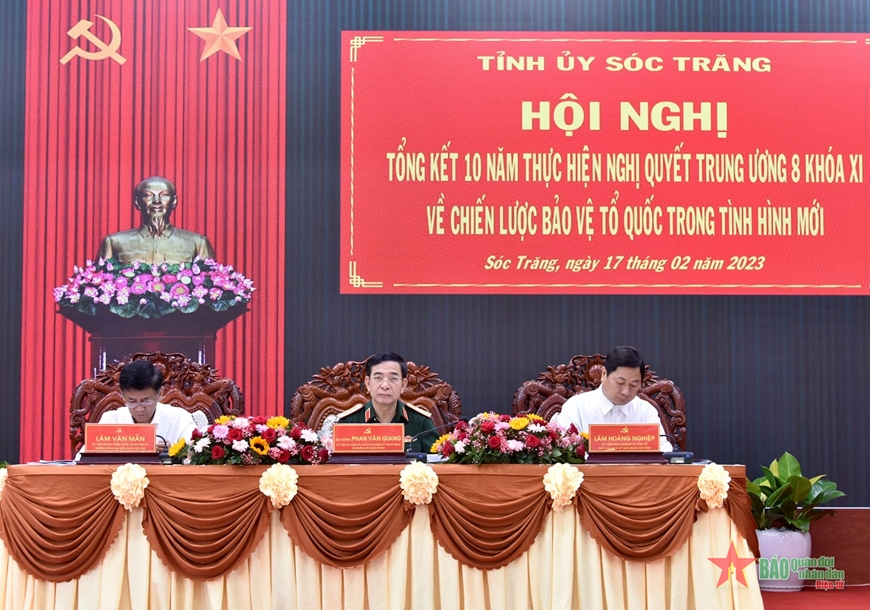 Đại tướng Phan Văn Giang: Sóc Trăng cần tập trung phát triển kinh tế biển gắn với bảo vệ chủ quyền biển, đảo