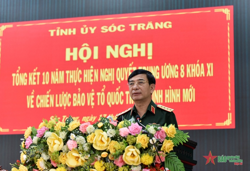 Đại tướng Phan Văn Giang: Sóc Trăng cần tập trung phát triển kinh tế biển gắn với bảo vệ chủ quyền biển, đảo