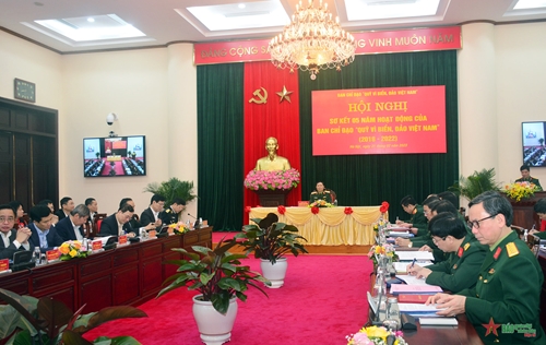 Thượng tướng Nguyễn Tân Cương chủ trì Hội nghị sơ kết 5 năm hoạt động Ban chỉ đạo “Quỹ vì biển đảo Việt Nam”

