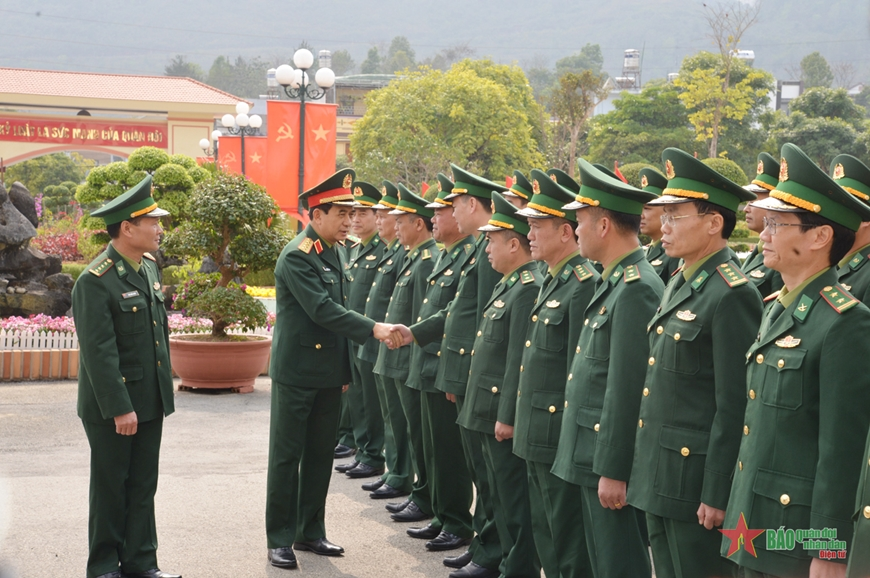 Đại tướng Phan Văn Giang thăm, làm việc tại một số đơn vị trên địa bàn tỉnh Lai Châu
