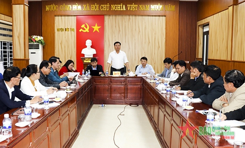 Huyện Đức Thọ (Hà Tĩnh) sẽ kỷ luật nghiêm các sai phạm liên quan Huyện Đức Thọ (Hà Tĩnh) Sẽ Kỷ Luật Nghiêm Các Sai Phạm Liên Quan