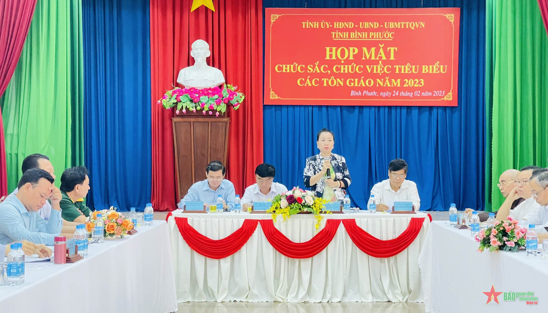 Bình Phước họp mặt chức sắc, chức việc tiêu biểu các tôn giáo năm 2023