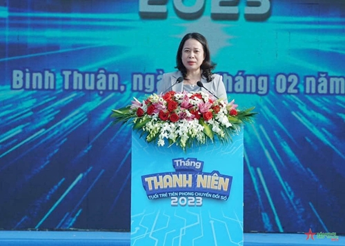 Quyền Chủ tịch nước Võ Thị Ánh Xuân dự Lễ khởi động Tháng Thanh niên năm 2023