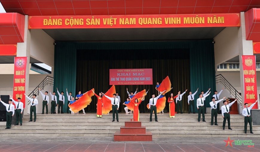 Học viện Hậu cần khai mạc Giải thể thao quần chúng năm 2023