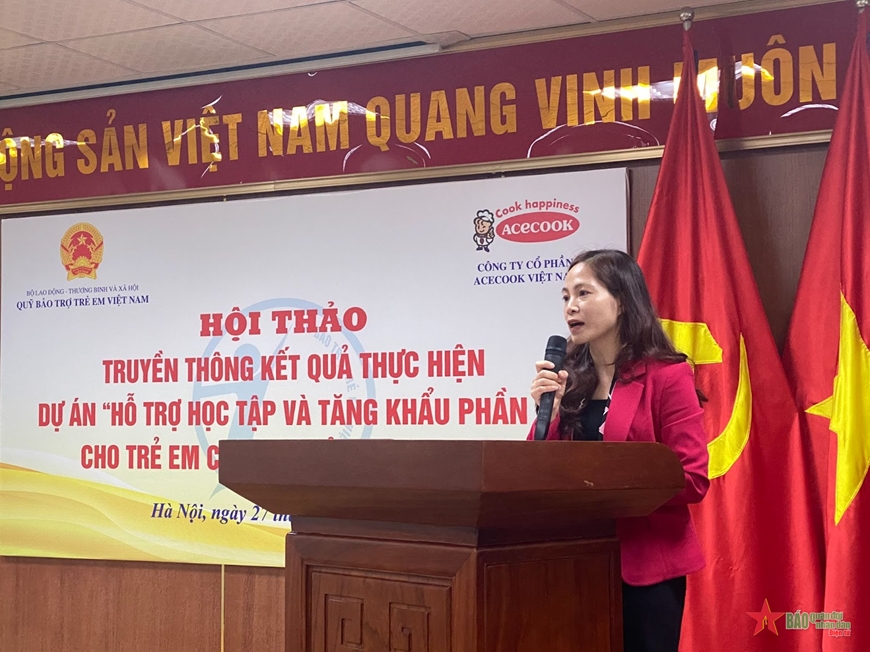 Hơn 30.000 trẻ em được tăng khẩu phần ăn sau 4 năm triển khai