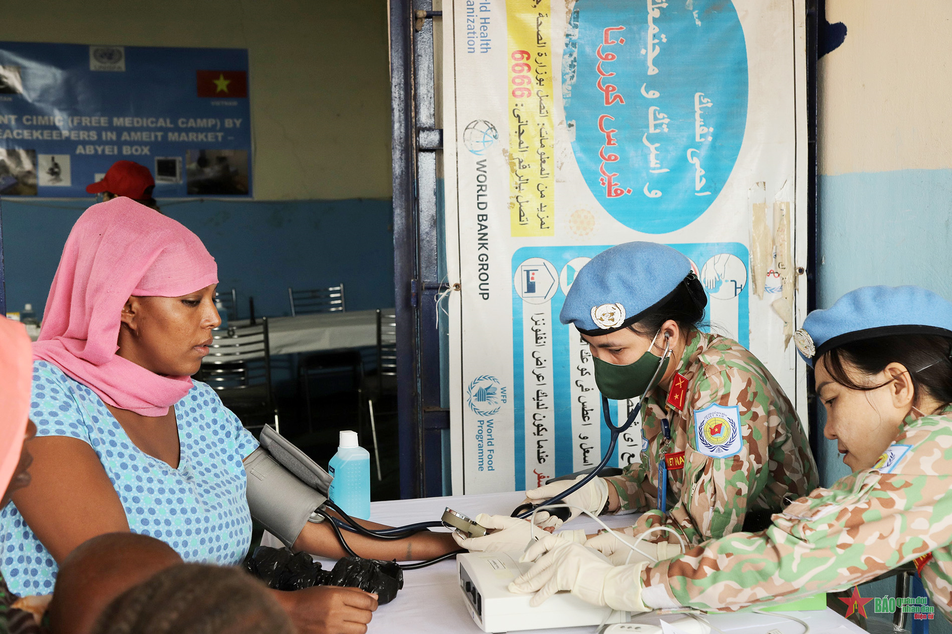 Bác sĩ mũ nồi xanh Việt Nam ở Abyei
