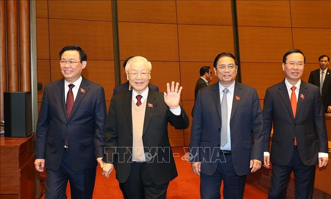 Đồng chí Võ Văn Thưởng được giới thiệu để bầu làm Chủ tịch nước