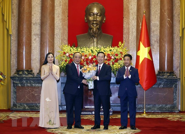 Chủ tịch nước Võ Văn Thưởng gặp gỡ cán bộ, công chức Văn phòng Chủ tịch nước