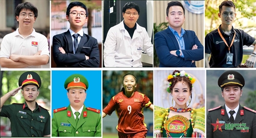 Thành tích của 10 Gương mặt trẻ Việt Nam tiêu biểu năm 2022