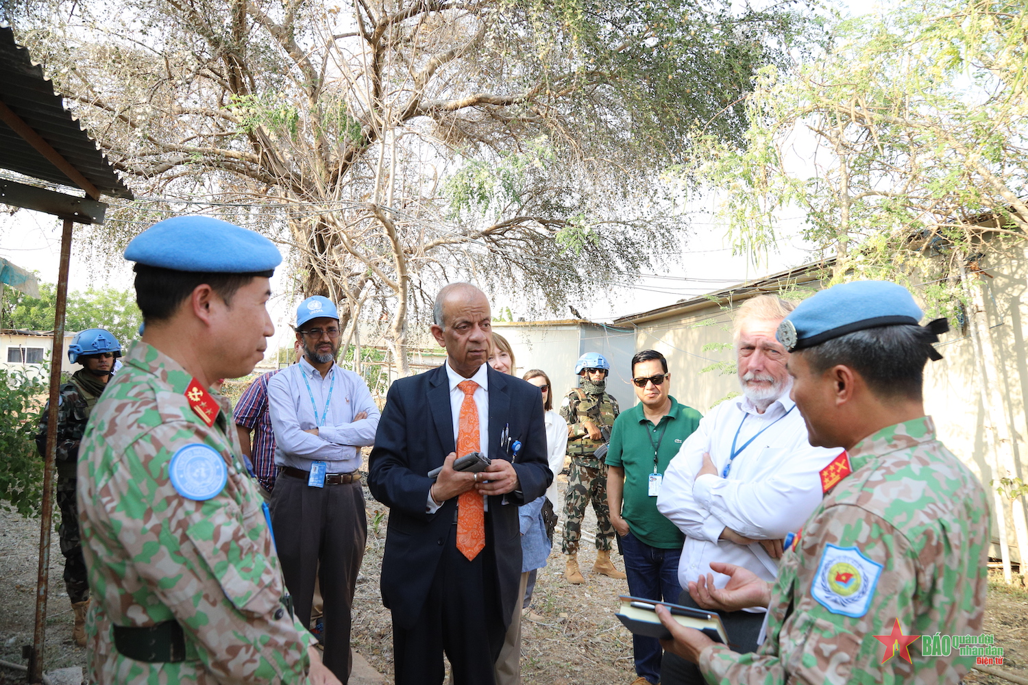 Phó tổng Thư ký Liên hợp quốc thăm đơn vị Công binh Việt Nam ở Abyei