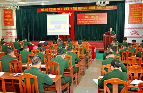 Đảng ủy Binh đoàn 15 quán triệt, triển khai thực hiện các Nghị quyết của Quân ủy Trung ương