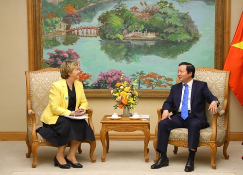 Phó thủ tướng Trần Hồng Hà tiếp Trưởng đại diện UNICEF tại Việt Nam