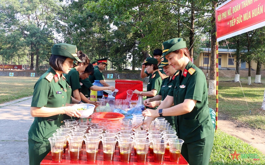 Hội Phụ nữ Trường Sĩ quan Công binh triển khai chương trình “Tiếp sức mùa huấn luyện”