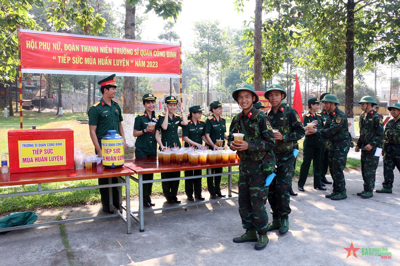 Hội Phụ nữ Trường Sĩ quan Công binh triển khai chương trình “Tiếp sức mùa huấn luyện” 