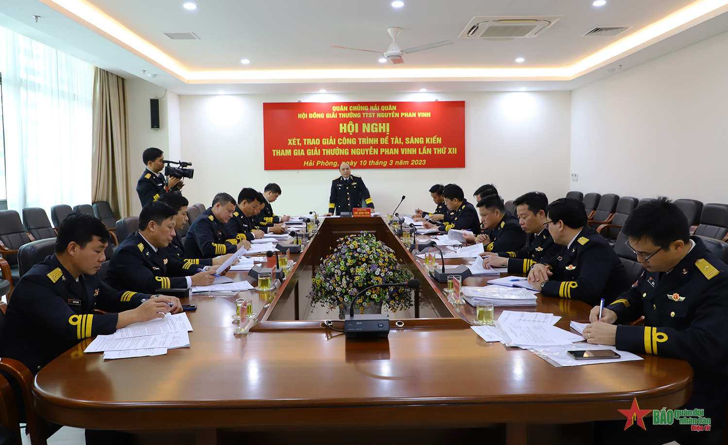 Hội đồng Giải thưởng Nguyễn Phan Vinh xét, trao giải công trình đề tài, sáng kiến lần thứ XII