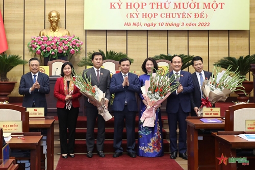 Bà Vũ Thu Hà được bầu làm Phó chủ tịch UBND thành phố Hà Nội