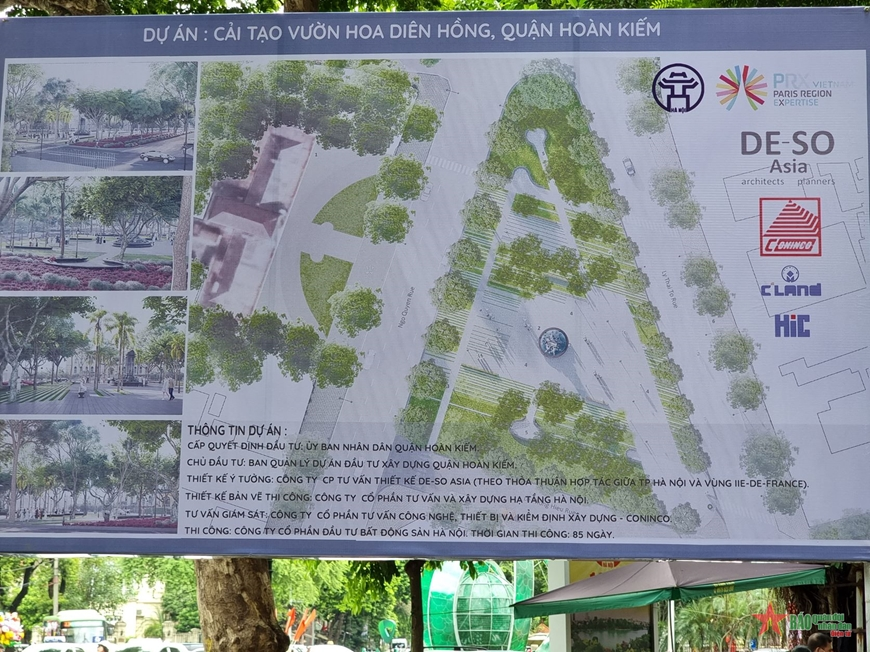 Hà Nội đẩy nhanh tiến độ cải tạo, nâng cấp các công viên, vườn hoa