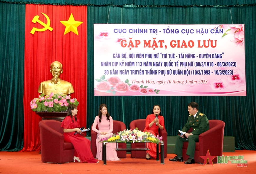 Phụ nữ Cục Chính trị, Tổng cục Hậu cần: “Trí tuệ - Tài năng - Duyên dáng”