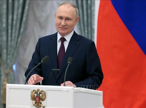 Tổng thống Nga Vladimir Putin duy trì tỷ lệ tín nhiệm cao