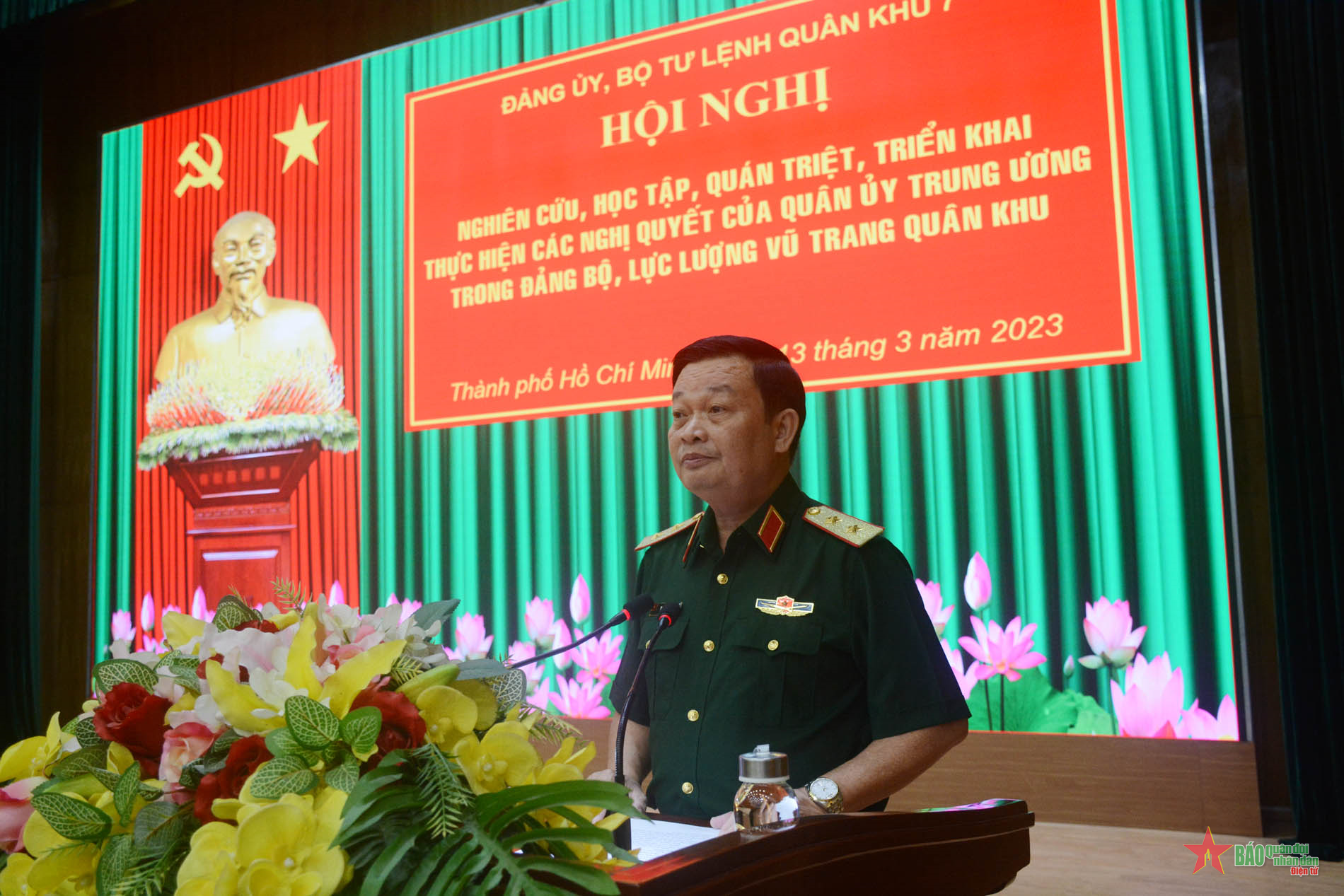 Quân khu 7 quán triệt các nghị quyết của Quân ủy Trung ương