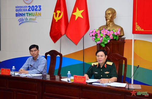 Thượng tướng Nguyễn Tân Cương: Đẩy nhanh tiến độ thi công, bảo đảm chất lượng dự án xây dựng sân bay Phan Thiết