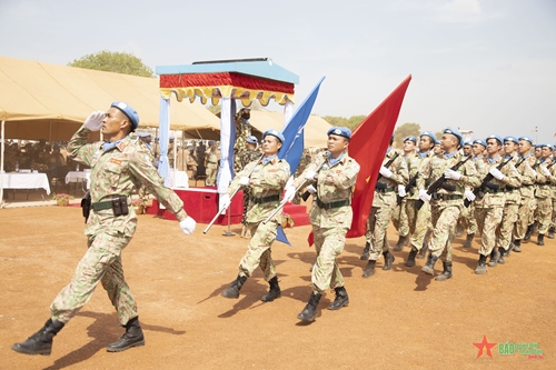 Đội Công binh Việt Nam tích cực tham gia hoạt động kỷ niệm ​ngày thành lập Phái bộ ở Abyei