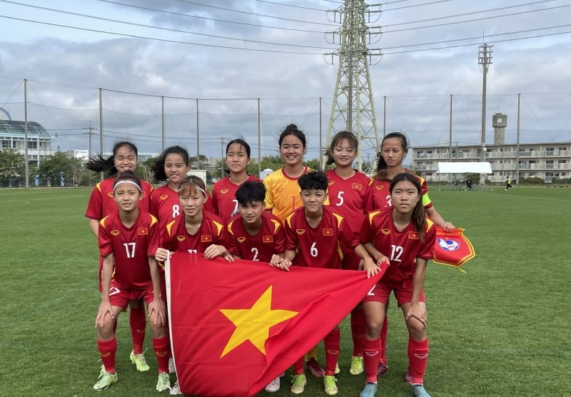 Đội Tuyển U17 Nữ Việt Nam Thắng Đậm U17 Nữ Okinawa Với Tỷ Số 10-0