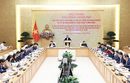 Thủ tướng Chính phủ Phạm Minh Chính: 19 tập đoàn, tổng công ty nhà nước phải góp phần đảm bảo ổn định kinh tế vĩ mô, kiểm soát lạm phát, thúc đẩy tăng trưởng