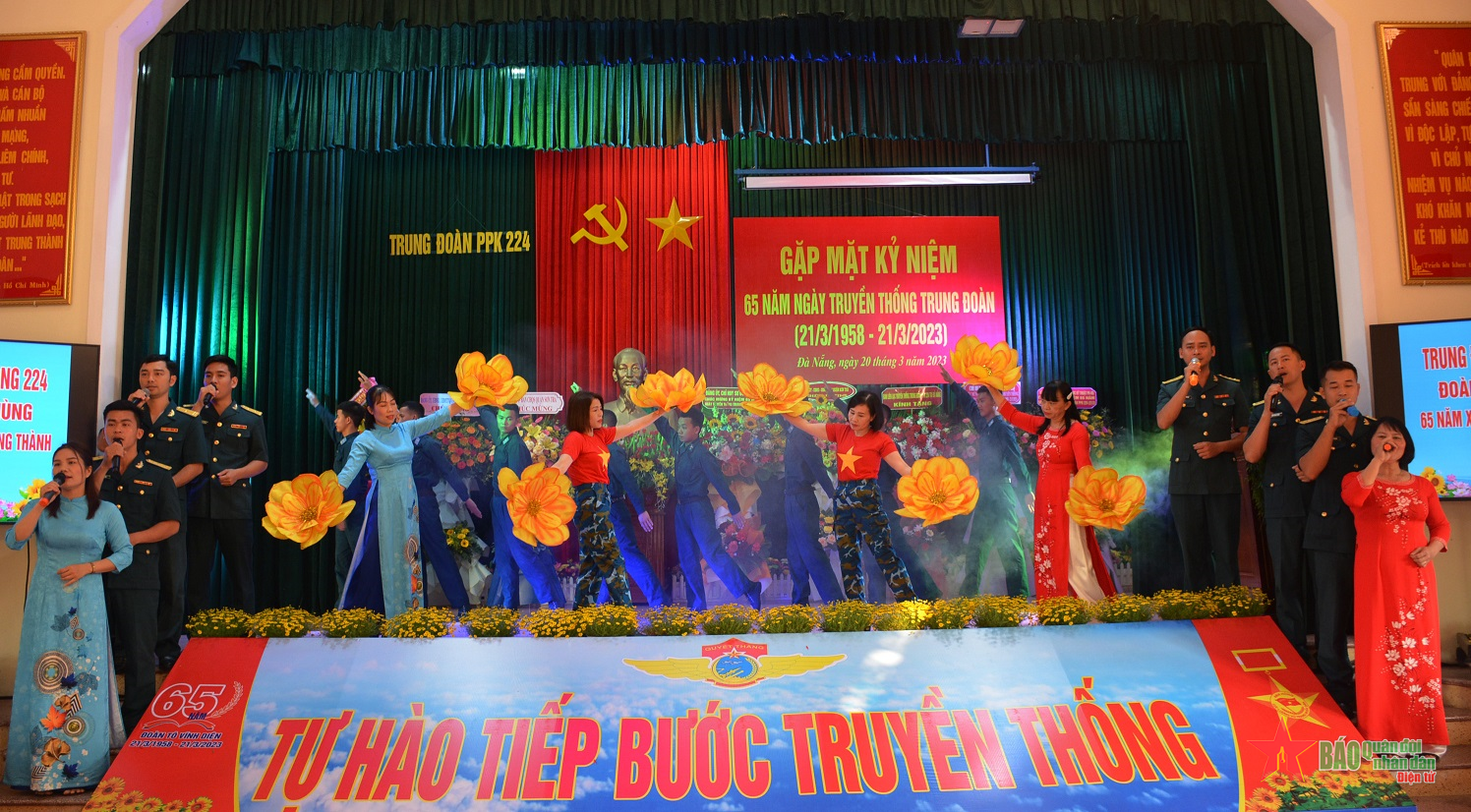 Trung đoàn Pháo phòng không 224 gặp mặt kỷ niệm 65 năm Ngày truyền thống