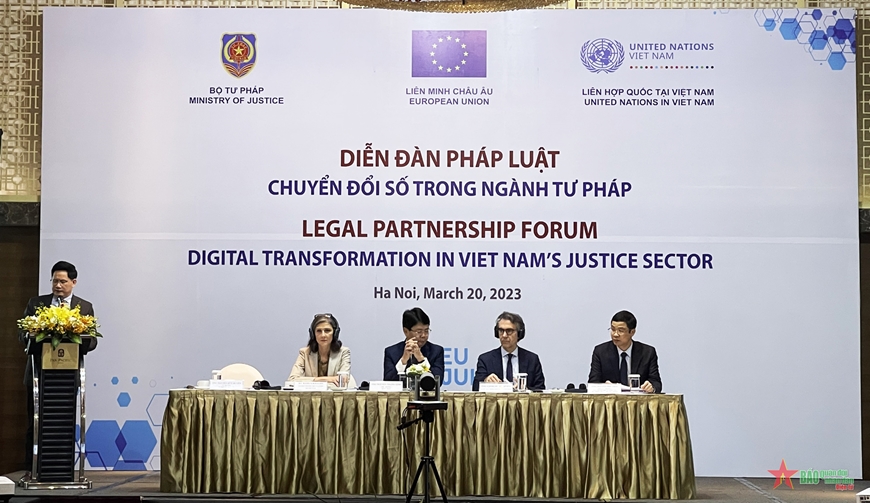Chuyển đổi số góp phần xây dựng hệ thống tư pháp hiện đại, chuyên nghiệp